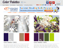 Tablet Screenshot of colorpalettes.net